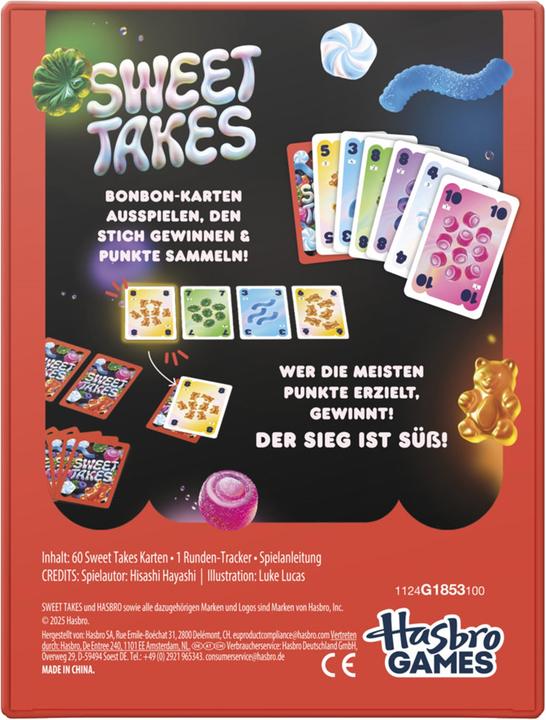Actual product image Hasbro Gaming Sweet Takes Kartenspiel (German)