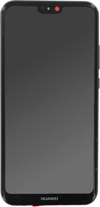 Actual product image OEM - LCD IPS Display Touchscreen with Frame (09487) - Huawei P20 lite - Black (Display)