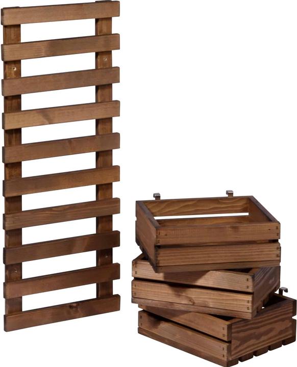 Image du produit Dobar 3-stufige Blumenleiter für die Wandmontage