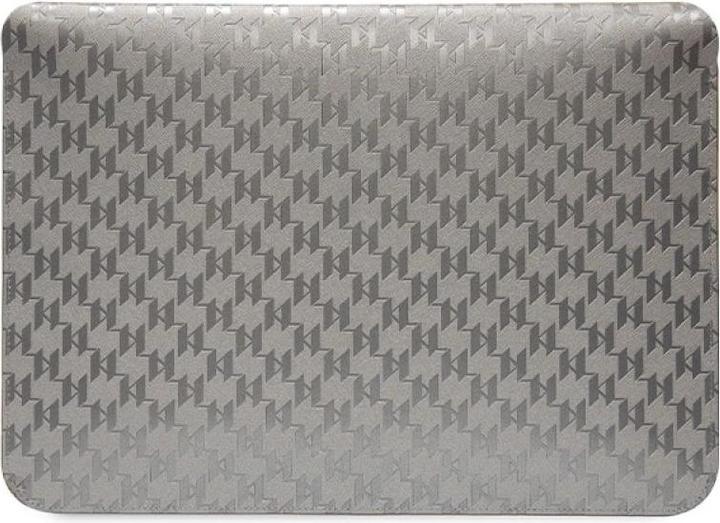 Actual product image Karl Lagerfeld Sleeve KLCS14SAKHPCG 14" srebrny/silver Saffiano Monogram Choupette (14")