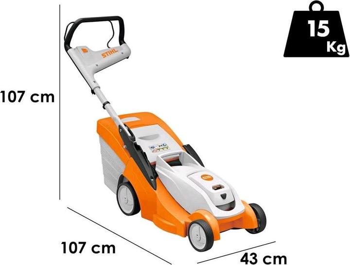 Actual product image Stihl Rasenmäher RMA 239 C ohne Akku und Ladegerät (Battery operated, Rechargeable battery operated)