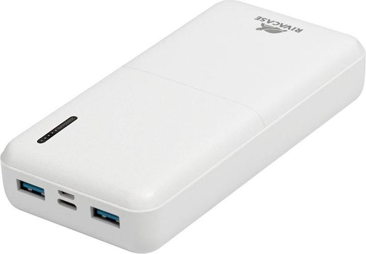 Produktbild Rivacase POWER BANK USB 20000 mAh/VA2572 Baltas (20000 mAh, 20 W, 74 Wh)