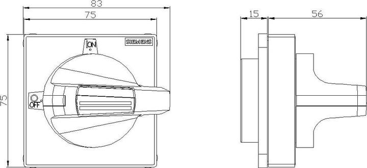 Produktbild Siemens Handgriff sw 8UD1771-2AD01