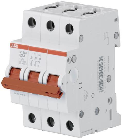 Actual product image ABB SD203/16 switch-disconnector SD203/16