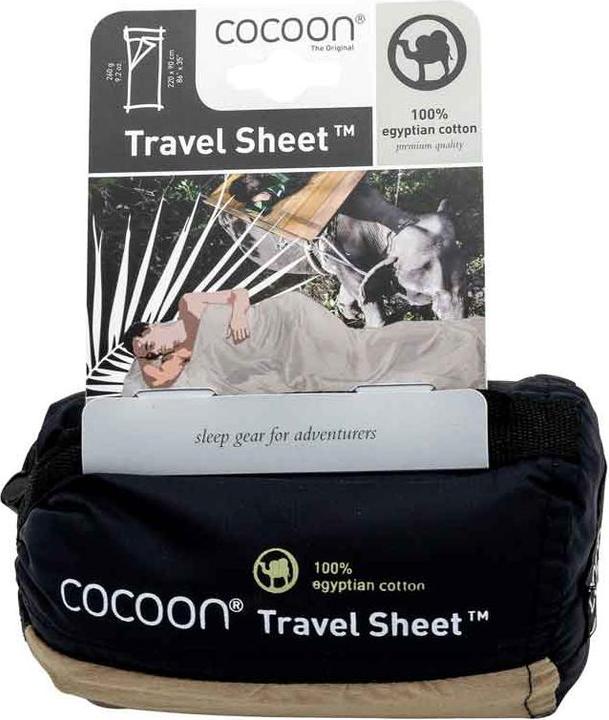 Immagine prodotto Cocoon Lenzuolo da viaggio in cotone egiziano (220 cm)
