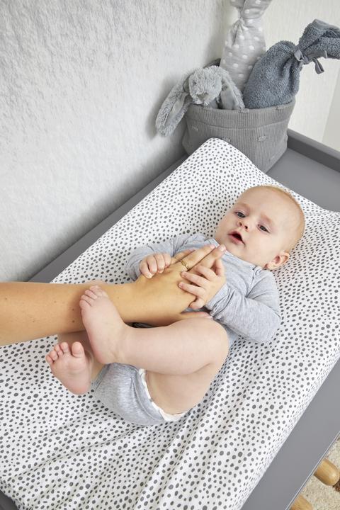 Image du produit Meyco Housse de matelas à langer 2P Basic Cheetah (50 x 70 cm)