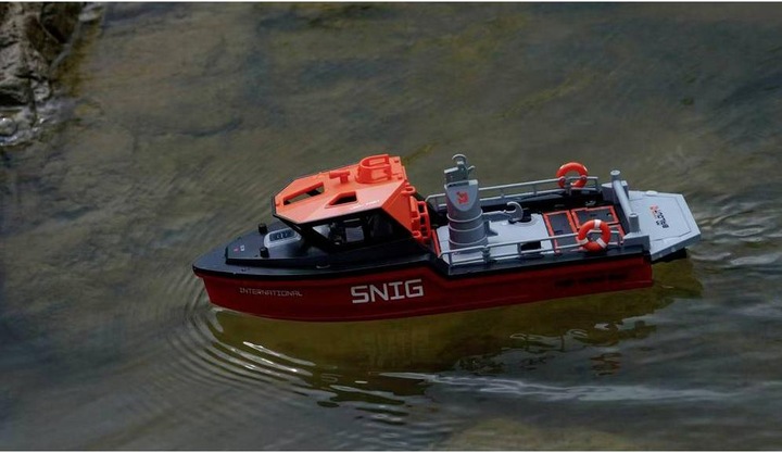 Productafbeelding Amewi Rettungsboot brushless Jetantrieb 320mm RTR schwarz/rot