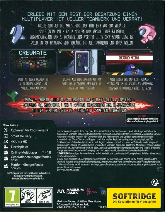 Image du produit astragon Among Us Crewmate Edition (Xbox Series X, Xbox One X, DE)