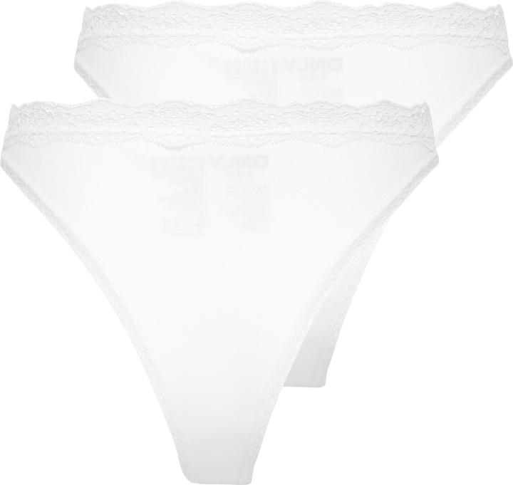 Produktbild Only ONLVICKY 2er-pack Unterhose Unterhose (S, XS, 2er Pack)