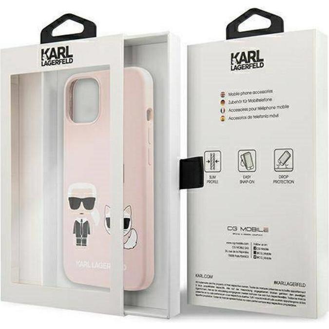 Thumbnail - Karl Lagerfeld KLHMP13XSSKCI iPhone 13 Pro Max 6.7 quot solid case light pink (Apple iPhone 13 Pro Max), Smartphone Hüll...