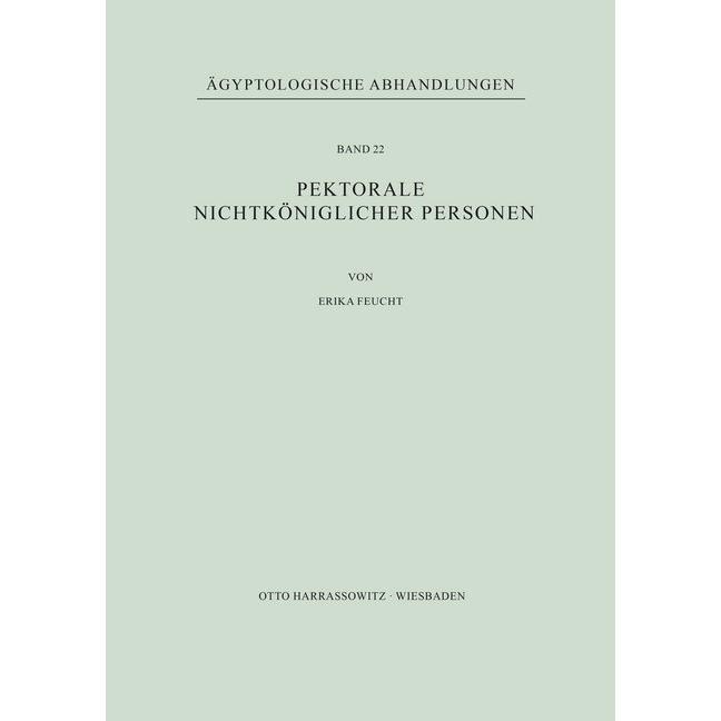 Feucht:Pektorale nichtköniglicher Perso, Fachbücher