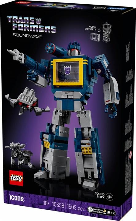 Produktbild LEGO Icons Transformers: Soundwave (10358, LEGO Icons)