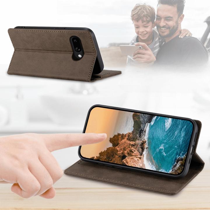 Actual product image Cover-Discount Google Pixel 9a - Flip Case mit RFID Blocker (Google Pixel 9a)