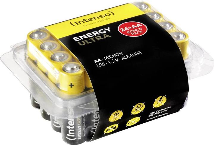 Image du produit Intenso Batteries Mignon EnergyUltra (24 pcs, AA, 2600 mAh)
