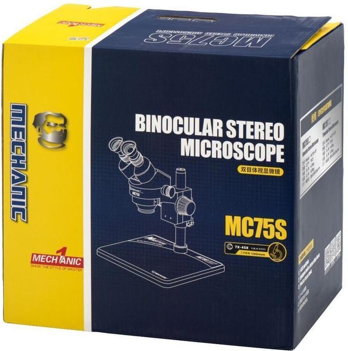 Immagine prodotto Mechanic Consumables! MC75T-B3 Trinocular Microscope