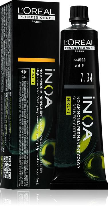 Image du produit L'Oréal Professionnel INOA No Ammonia Permanent Color 7.34 60g (7.34)