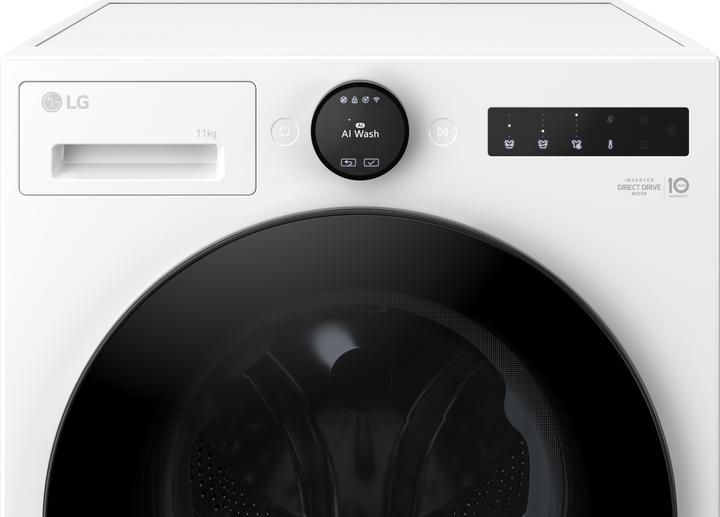 Produktbild LG Waschmaschine 11kg F4X7011TWB A-40% 1400 Umdrehungen (11 kg, Links)