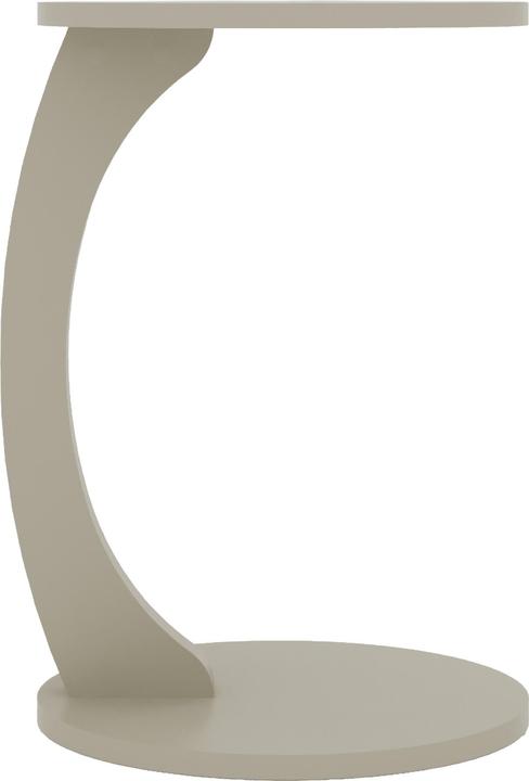 Produktbild En.Casa Beistelltisch Holeby 56 x Ø 38 cm Sandsteinfarben (56 x 38 cm)