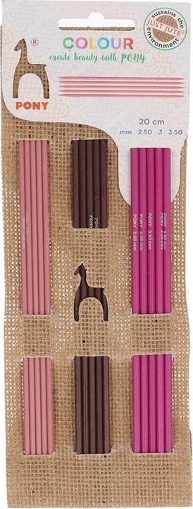 Produktbild Pony Strumpfstricknadel 20 cm, 15 Stk