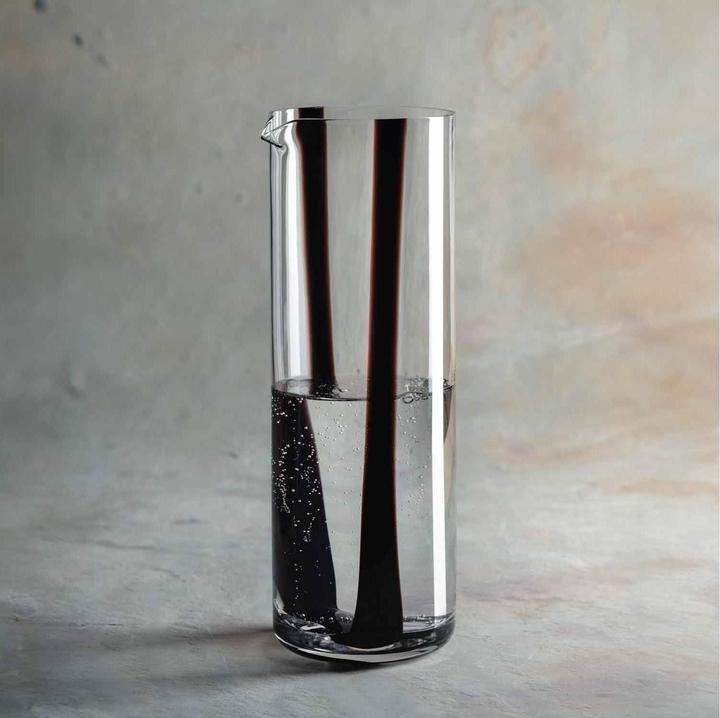 Actual product image Leonardo Krug Banda Nera 1 l, 1 Stück, Schwarz/Transparent/Weiss (1 l)