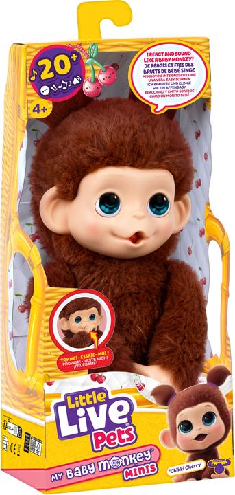 Produktbild Little LLP my baby monkey minis, ast.3 (30.78 cm)