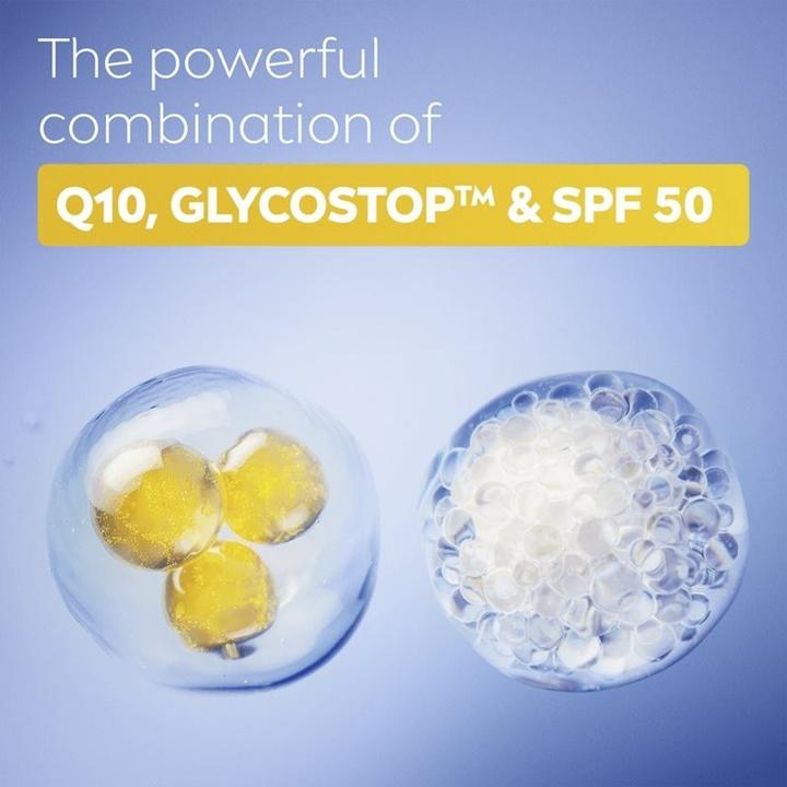 Actual product image NIVEA Daily Facial Fluid Spf 50 Q10 Anti-Wrinkle Expert - 40 Ml (Sun cream face, SPF 50, 40 ml)