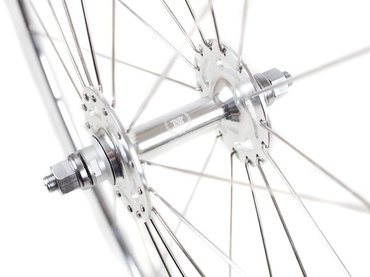 Immagine prodotto Novatec - Singlespeed / Fixie Laufradsatz - Silver Poliert (Ruote, 28")