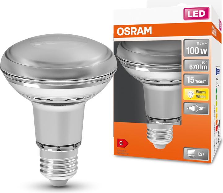 Image du produit Osram Star R80 (E27, 100 W, 670 lm, 1 x, G)