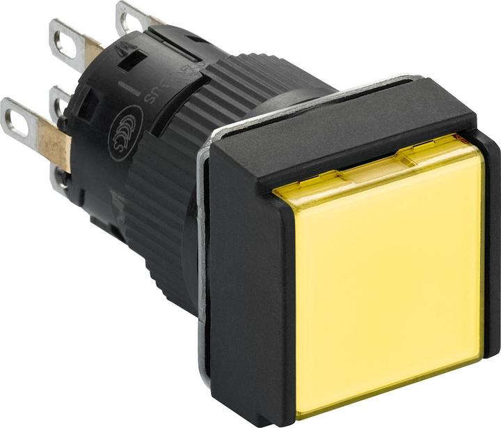 Actual product image Schneider Electric Illuminated pushbutton latching yellow 2S/2Ö