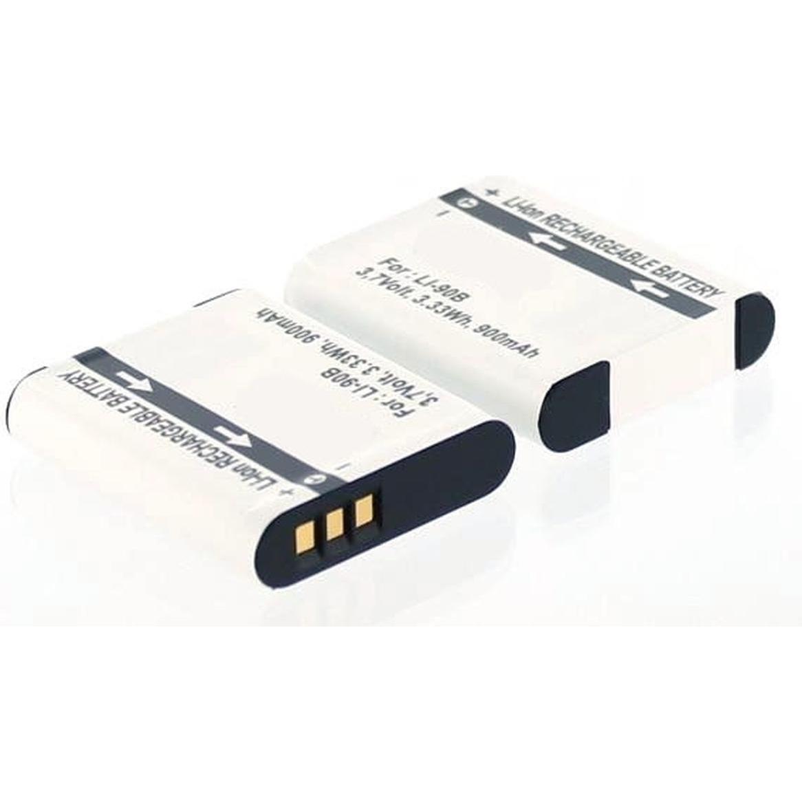AGI 25968 - Olympus - 900 mAh - 3,7 V - Lithium-Ion (Li-Ion) - 1 Stück(e) (Akku), Kamera Stromversorgung, Schwarz