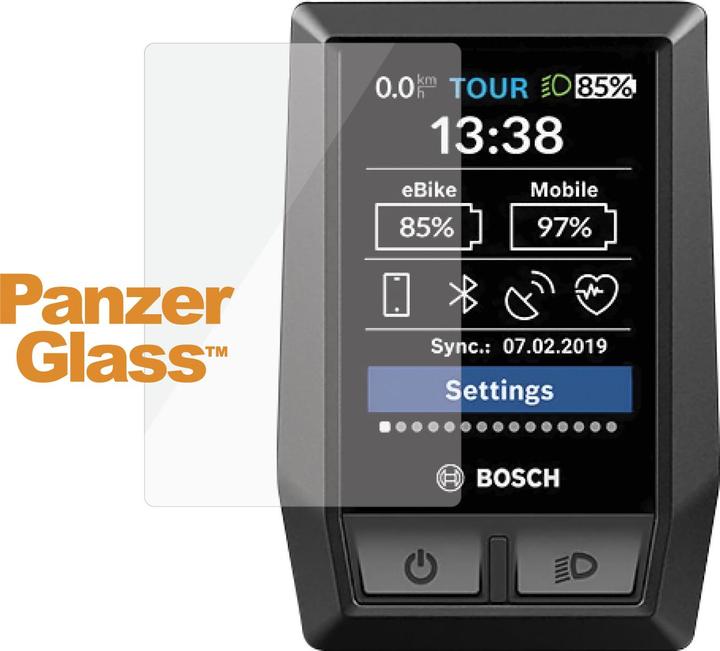 Actual product image PanzerGlass Anti-glare screen protector for Bosch Intuvia BUI 330 (E-bike display)