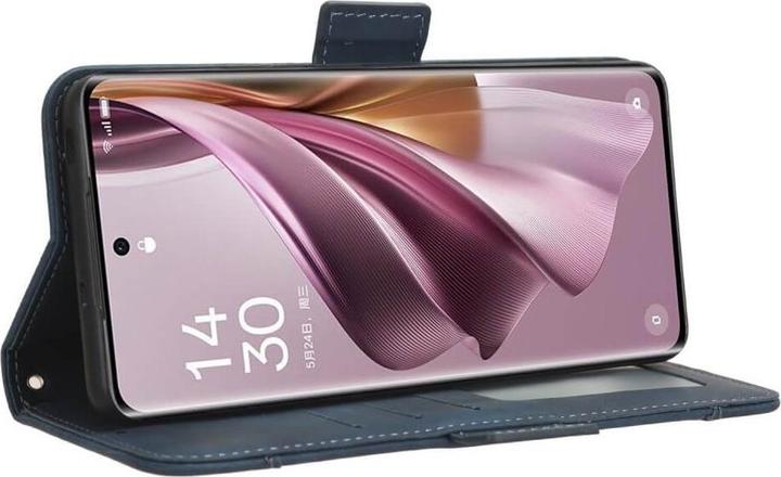 Immagine prodotto Cover-Discount Oppo Reno 10 / 10 Pro - Custodia con slot per carte di credito blu (OPPO Reno 10, Oppo Reno 10 Pro)