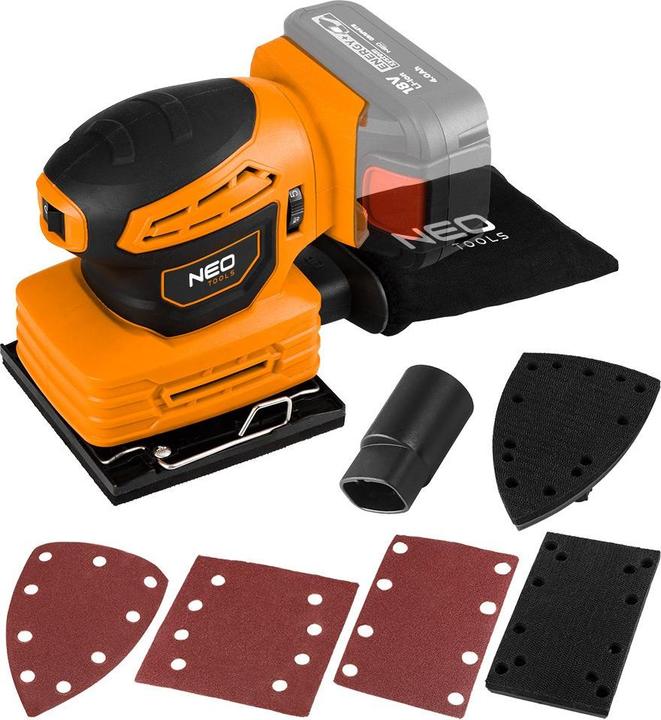 Produktbild Neo Energy+ 18V 3in1 Exzenterschleifer, ohne Akku (Exzenterschleifer)