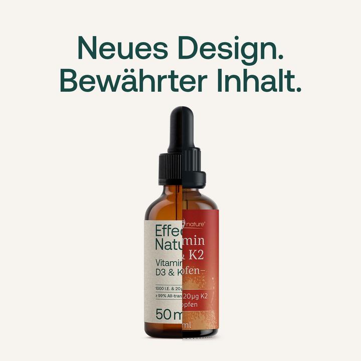 Actual product image Effective Nature Vitamin D3 K2 Oil (1 pcs., Oil)