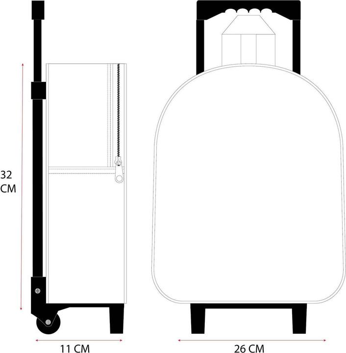Actual product image Vadobag Bluey Trolley