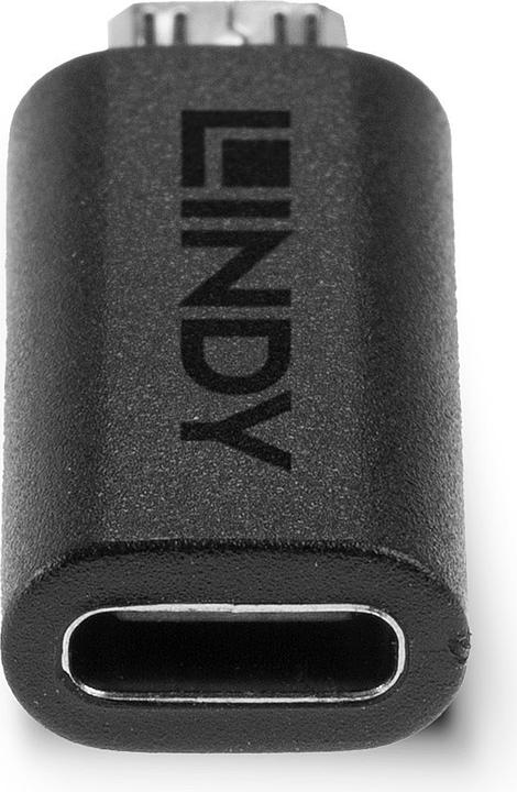Actual product image Lindy USB C - USB Micro-B (0.03 m, USB 2.0)
