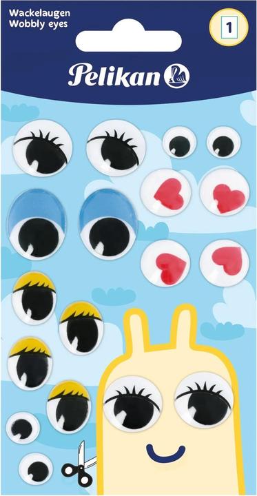 Produktbild Pelikan Wackelaugen-Sticker, 1 Bogen … 18 Stck