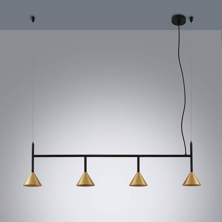 Actual product image Lucande Kartio pendant light Brass (GU10)