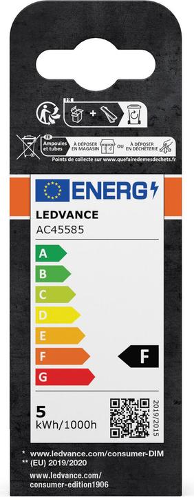 Produktbild Ledvance LED-Kerzenlampe (E14, 4.80 W, 470 lm, 1 x, F)