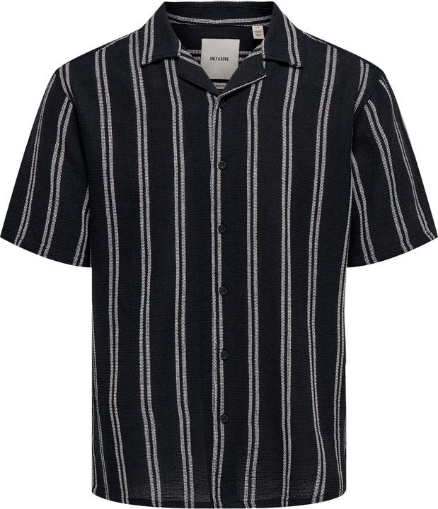 Produktbild Only & Sons Gestreiftes Kurzarmhemd (L)