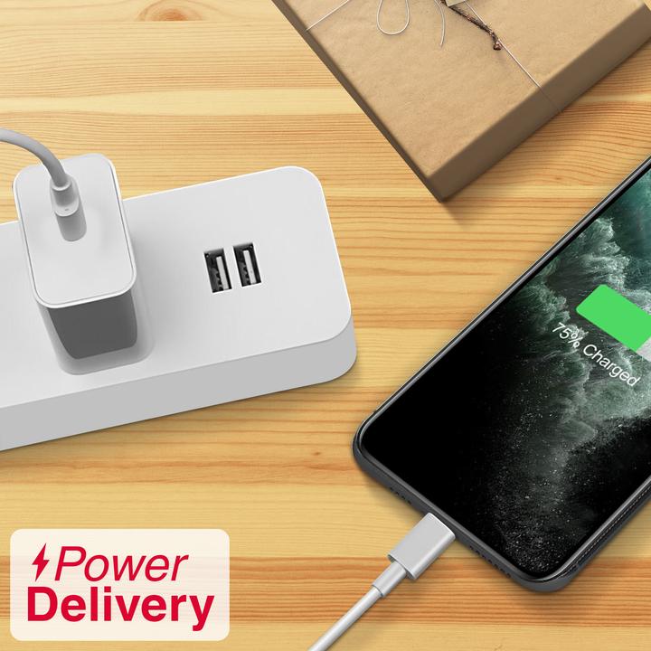 Image du produit Maxlife USB C – Lightning (2 m, USB 3.2 Gen 1, 20 W)