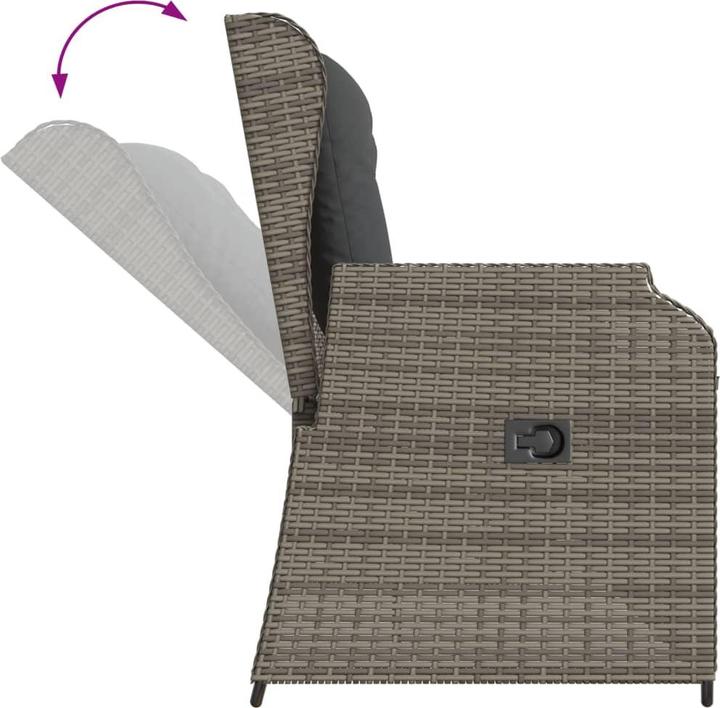 Produktbild vidaXL 10-tlg. Garten-Lounge-Set mit Kissen