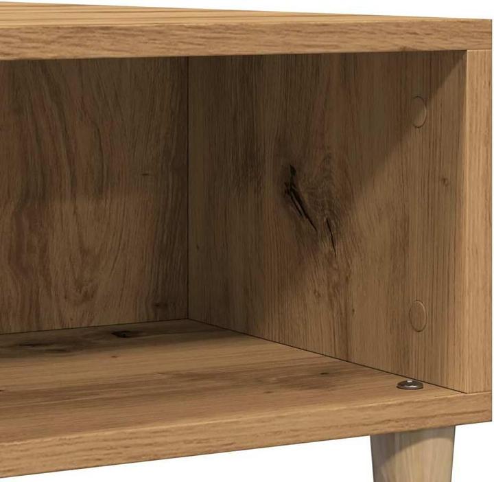 Immagine prodotto vidaXL Couchtisch Artisan-Eiche 60x60x30 cm Holzwerkstoff (60 x 60 x 30 cm)