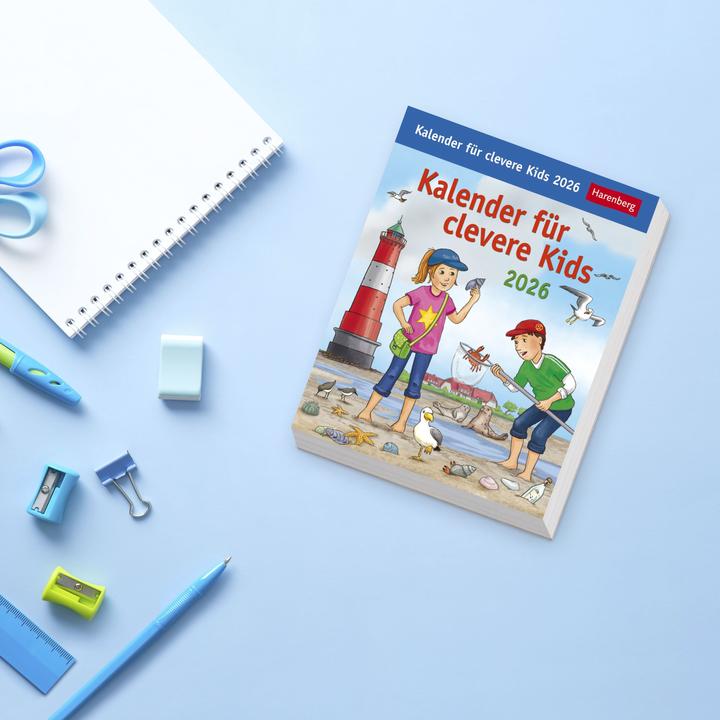 Actual product image Harenberg Kalender für clevere Kids Tagesabreisskalender 2026