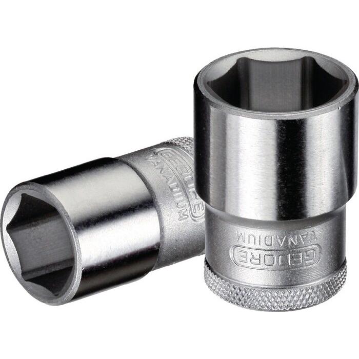 Gedore, Steckschlüssel + Stecknuss, 19 8 Steckschlüsseleinsatz 1/2", 6-kant, 8 mm (8 mm)