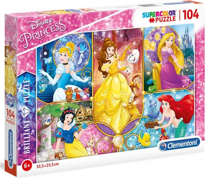 Produktbild Clementoni Brilliant Disney Prinzessin (104 Teile)