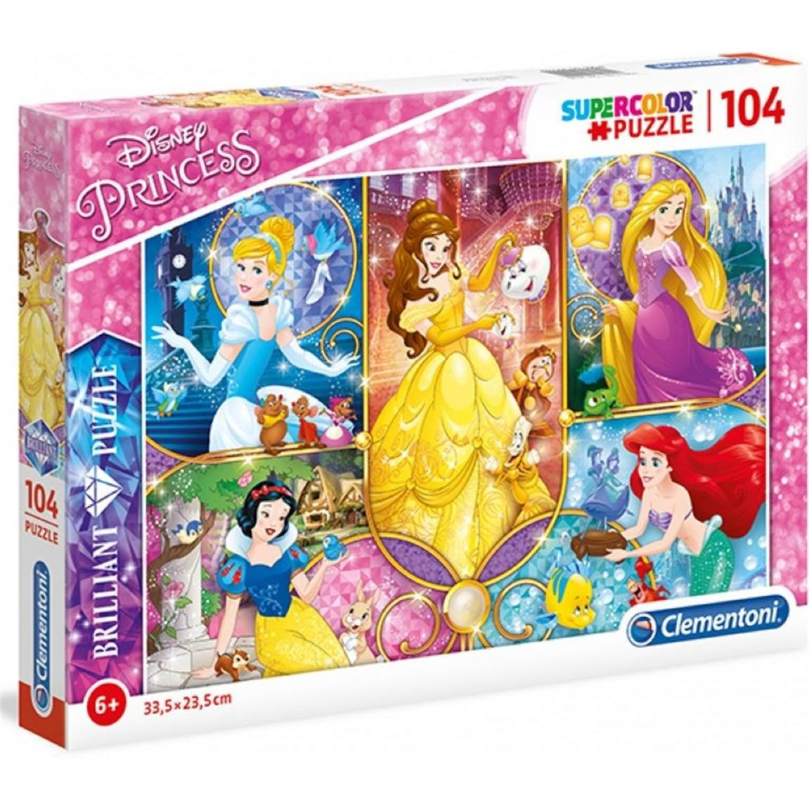 Clementoni Brilliant Disney Prinzessin (104 Teile)