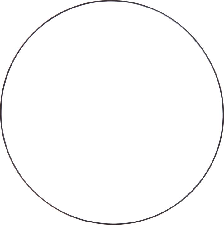 Actual product image Hobby Fun Metal ring "Circle", Black