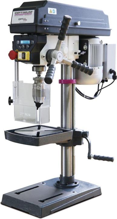 Optimum Tisch- und Säulenbohrmaschine mit Keilriemenantrieb D 17Pro SET 230V