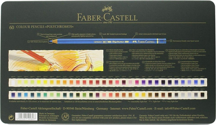 Actual product image Faber-Castell Polychromos (Multicoloured, 60 x)